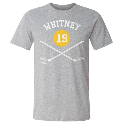 Ryan Whitney Pittsburgh 19 Sticks  Men's Cotton T-Shirt Men's Cotton T-Shirt 500 LEVEL   