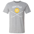 Sergei Gonchar Pittsburgh 55 Sticks  Men's Cotton T-Shirt Men's Cotton T-Shirt 500 LEVEL   