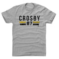 Pittsburgh Penguins Sidney Crosby Men's Cotton T-Shirt Men's Cotton T-Shirt 500 LEVEL Heather Gray S Men's Cotton T-Shirt