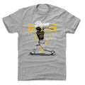 Pittsburgh Pirates Bryan Reynolds Men's Cotton T-Shirt Men's Cotton T-Shirt 500 LEVEL Heather Gray S Men's Cotton T-Shirt