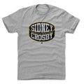 Pittsburgh Penguins Sidney Crosby Men's Cotton T-Shirt Men's Cotton T-Shirt 500 LEVEL Heather Gray S Men's Cotton T-Shirt