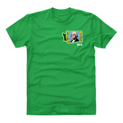 Washington State Flag Silhouette WHT