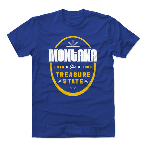 Montana The Treasure State Badge WHT