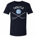 Randy Carlyle Pittsburgh 25 Sticks  Men's Cotton T-Shirt Men's Cotton T-Shirt 500 LEVEL   