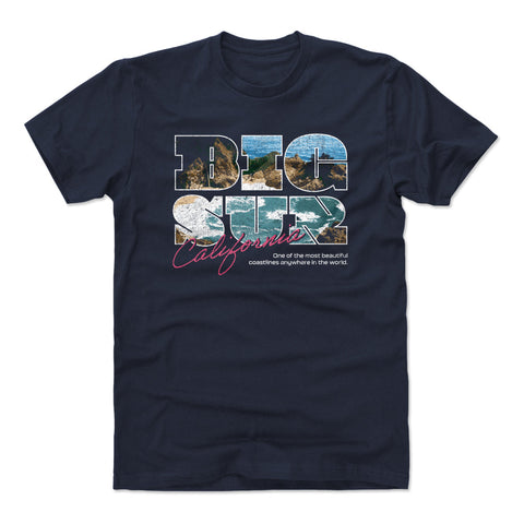 Big Sur California Graphic Text WHT
