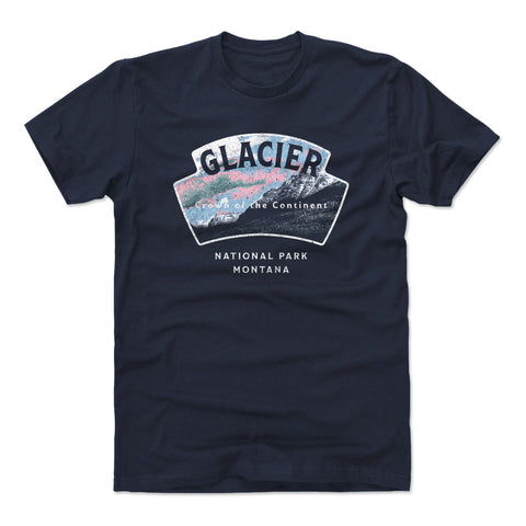Glacier National Park Montana Shield WHT