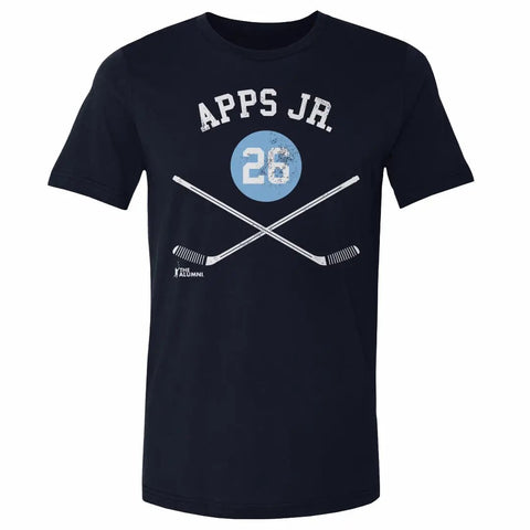 Syl Apps Jr. Pittsburgh 26 Sticks  Men's Cotton T-Shirt Men's Cotton T-Shirt 500 LEVEL   