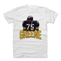 Joe Greene LIB K Men's Cotton T-Shirt Men's Cotton T-Shirt 500 LEVEL White S Men's Cotton T-Shirt