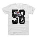 Pittsburgh Penguins Kris Letang Men's Cotton T-Shirt Men's Cotton T-Shirt 500 LEVEL White L Men's Cotton T-Shirt