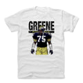 Joe Greene Sketch K Men's Cotton T-Shirt Men's Cotton T-Shirt 500 LEVEL White S Men's Cotton T-Shirt