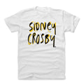 Pittsburgh Penguins Sidney Crosby Men's Cotton T-Shirt Men's Cotton T-Shirt 500 LEVEL White S Men's Cotton T-Shirt