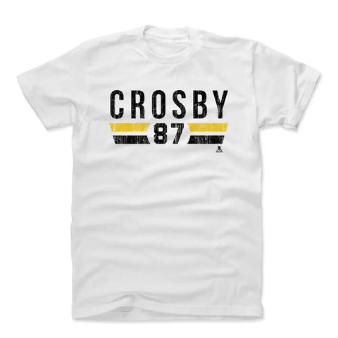 Pittsburgh Penguins Sidney Crosby Men's Cotton T-Shirt Men's Cotton T-Shirt 500 LEVEL White S Men's Cotton T-Shirt