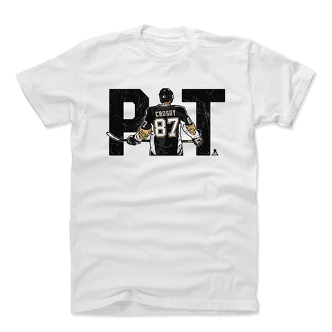 Pittsburgh Penguins Sidney Crosby Men's Cotton T-Shirt Men's Cotton T-Shirt 500 LEVEL White S Men's Cotton T-Shirt