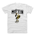 Pittsburgh Penguins Evgeni Malkin Men's Cotton T-Shirt Men's Cotton T-Shirt 500 LEVEL White S Men's Cotton T-Shirt