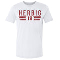 Nick Herbig College Font Men's Cotton T-Shirt Men's Cotton T-Shirt 500 LEVEL   