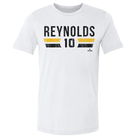 Pittsburgh Pirates Bryan Reynolds Men's Cotton T-Shirt Men's Cotton T-Shirt 500 LEVEL White S Men's Cotton T-Shirt