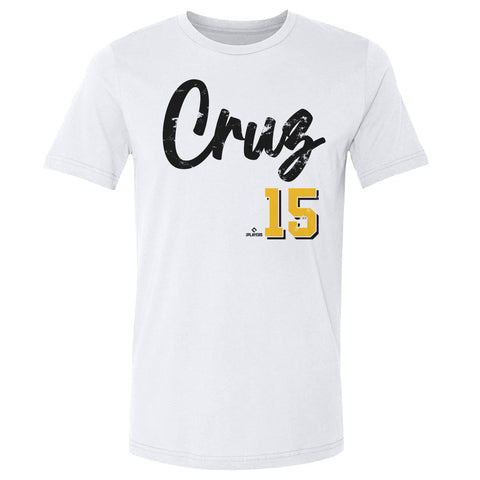 Pittsburgh Pirates Oneil Cruz Men's Cotton T-Shirt Men's Cotton T-Shirt 500 LEVEL White S Men's Cotton T-Shirt