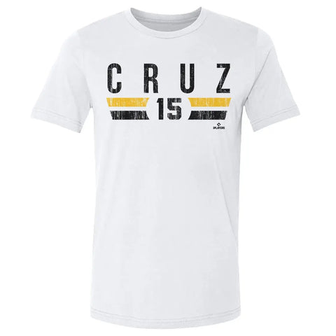 Pittsburgh Pirates Oneil Cruz Men's Cotton T-Shirt Men's Cotton T-Shirt 500 LEVEL White S Men's Cotton T-Shirt