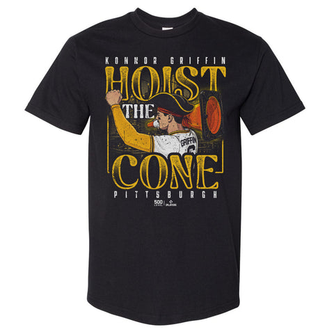 Konnor Griffin Pittsburgh Hoist The Cone WHT