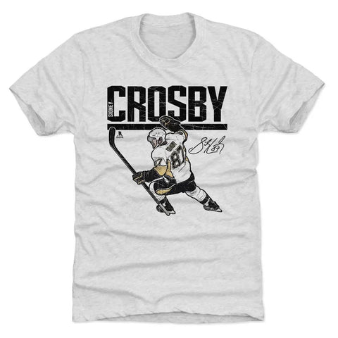 Pittsburgh Penguins Sidney Crosby Men's Premium T-Shirt Men's Premium T-Shirt 500 LEVEL Tri Ash S Men's Premium T-Shirt