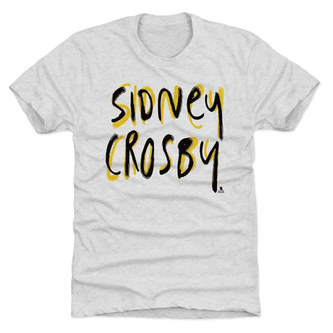 Pittsburgh Penguins Sidney Crosby Men's Premium T-Shirt Men's Premium T-Shirt 500 LEVEL Tri Ash S Men's Premium T-Shirt