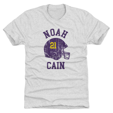 Noah Cain College Helmet Font