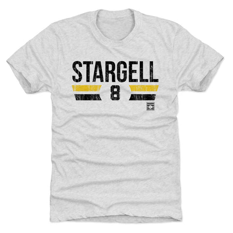 Pittsburgh Pirates Willie Stargell Men's Premium T-Shirt Men's Premium T-Shirt 500 LEVEL Tri Ash S Men's Premium T-Shirt