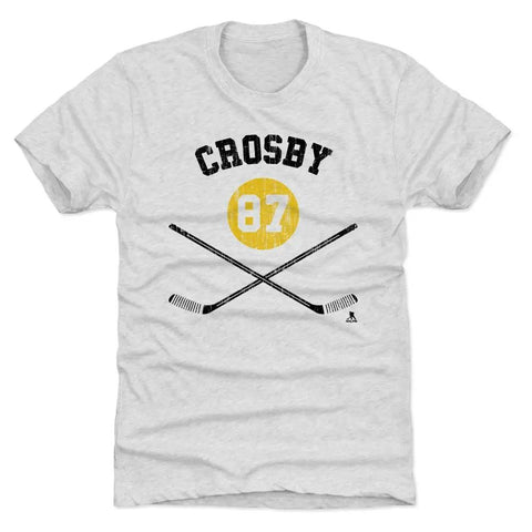 Pittsburgh Penguins Sidney Crosby Men's Premium T-Shirt Men's Premium T-Shirt 500 LEVEL Tri Ash S Men's Premium T-Shirt