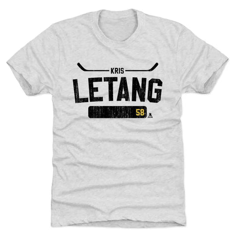 Pittsburgh Penguins Kris Letang Men's Premium T-Shirt Men's Premium T-Shirt 500 LEVEL Tri Ash S Men's Premium T-Shirt