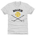 Pittsburgh Penguins Evgeni Malkin Men's Premium T-Shirt Men's Premium T-Shirt 500 LEVEL Tri Ash S Men's Premium T-Shirt