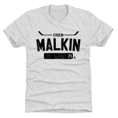 Pittsburgh Penguins Evgeni Malkin Men's Premium T-Shirt Men's Premium T-Shirt 500 LEVEL Tri Ash S Men's Premium T-Shirt