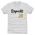 Pittsburgh Pirates Bryan Reynolds Men's Premium T-Shirt Men's Premium T-Shirt 500 LEVEL Tri Ash S Men's Premium T-Shirt