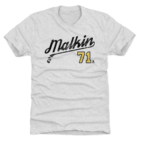 Pittsburgh Penguins Evgeni Malkin Men's Premium T-Shirt Men's Premium T-Shirt 500 LEVEL Tri Ash S Men's Premium T-Shirt
