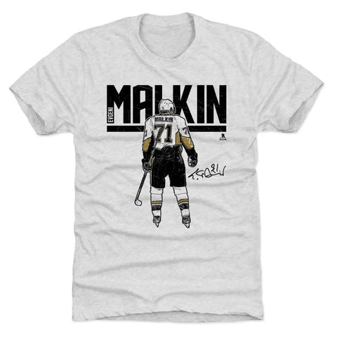 Pittsburgh Penguins Evgeni Malkin Men's Premium T-Shirt Men's Premium T-Shirt 500 LEVEL Tri Ash S Men's Premium T-Shirt