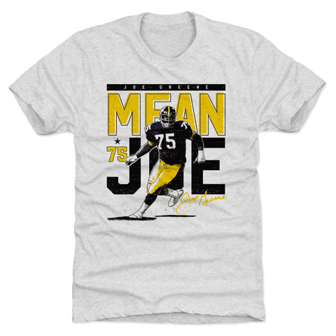 Joe Greene Pass Rush Pittsburgh Men's Premium T-Shirt Men's Premium T-Shirt 500 LEVEL Tri Ash S Men's Premium T-Shirt