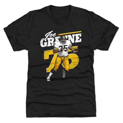 Joe Greene Retro  Men's Premium T-Shirt Men's Premium T-Shirt 500 LEVEL Tri Black S Men's Premium T-Shirt