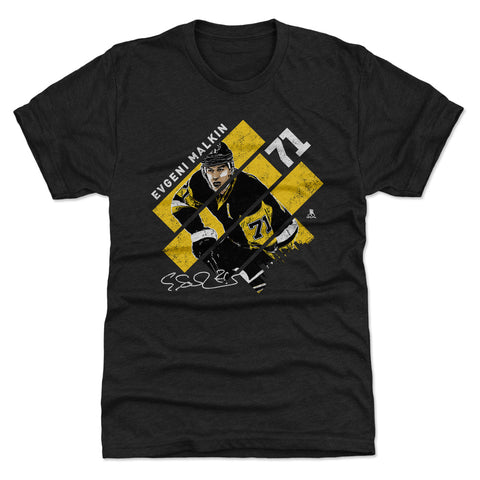 Pittsburgh Penguins Evgeni Malkin Men's Premium T-Shirt Men's Premium T-Shirt 500 LEVEL Tri Black S Men's Premium T-Shirt