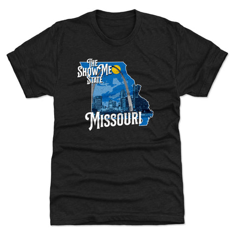 Missouri The Show Me State Silhouette WHT