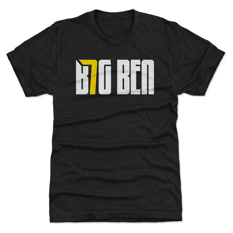 Pittsburgh Big Ben Number  Men's Premium T-Shirt Men's Premium T-Shirt 500 LEVEL   