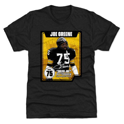 Joe Greene Card  Men's Premium T-Shirt Men's Premium T-Shirt 500 LEVEL Tri Black S Men's Premium T-Shirt