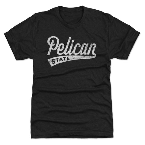 Louisiana Pelican State Script WHT