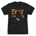 Pittsburgh Pirates Oneil Cruz Men's Premium T-Shirt Men's Premium T-Shirt 500 LEVEL Tri Black S Men's Premium T-Shirt