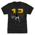 Pittsburgh Pirates Ke'Bryan Hayes Men's Premium T-Shirt Men's Premium T-Shirt 500 LEVEL Tri Black S Men's Premium T-Shirt