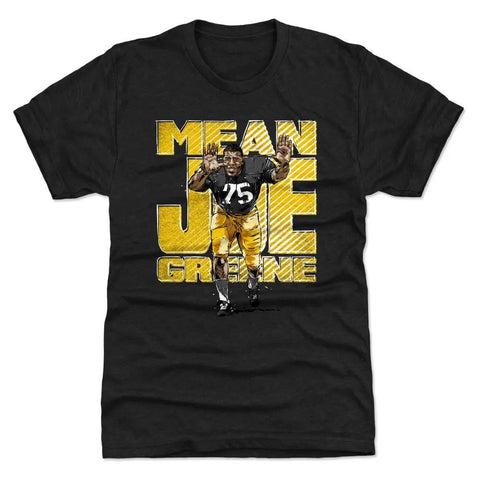 Joe Greene Bold  Men's Premium T-Shirt Men's Premium T-Shirt 500 LEVEL Tri Black S Men's Premium T-Shirt