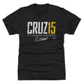 Pittsburgh Pirates Oneil Cruz Men's Premium T-Shirt Men's Premium T-Shirt 500 LEVEL Tri Black S Men's Premium T-Shirt