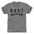 Pittsburgh Penguins Bryan Rust Men's Premium T-Shirt Men's Premium T-Shirt 500 LEVEL Tri Gray S Men's Premium T-Shirt