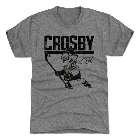 Pittsburgh Penguins Sidney Crosby Men's Premium T-Shirt Men's Premium T-Shirt 500 LEVEL Tri Gray S Men's Premium T-Shirt