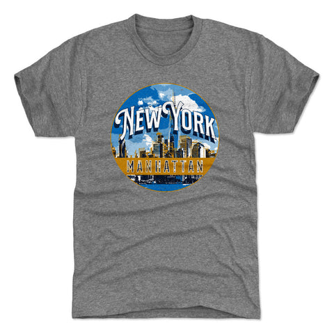 Manhattan New York Pin WHT