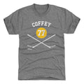 Paul Coffey Pittsburgh 77 Sticks  Men's Premium T-Shirt Men's Premium T-Shirt 500 LEVEL Tri Gray S Men's Premium T-Shirt