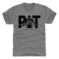 Pittsburgh Penguins Sidney Crosby Men's Premium T-Shirt Men's Premium T-Shirt 500 LEVEL Tri Gray S Men's Premium T-Shirt